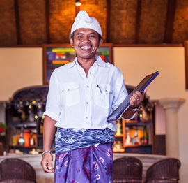 Restaurant Komang John - Blue Moon Villas Bali